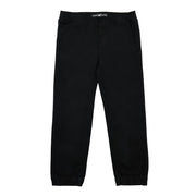X RAY Jeans Little Kids Stretch Pants, Flexible Commuter Colored Denim Jeans, Casual Pants for Boys, Black, 4