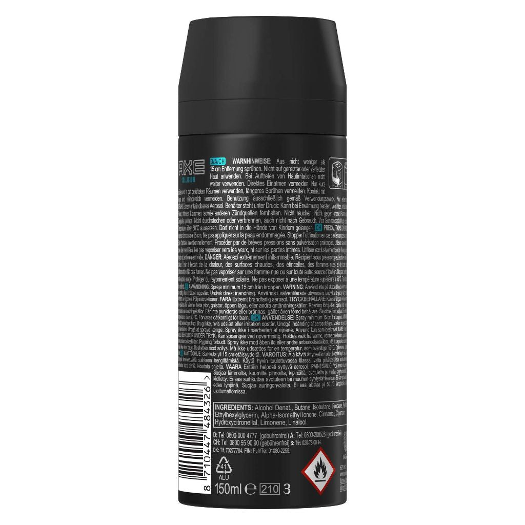 Axe Deo Fresh Collision 150Vap Bodyspray | Leather + Cookies