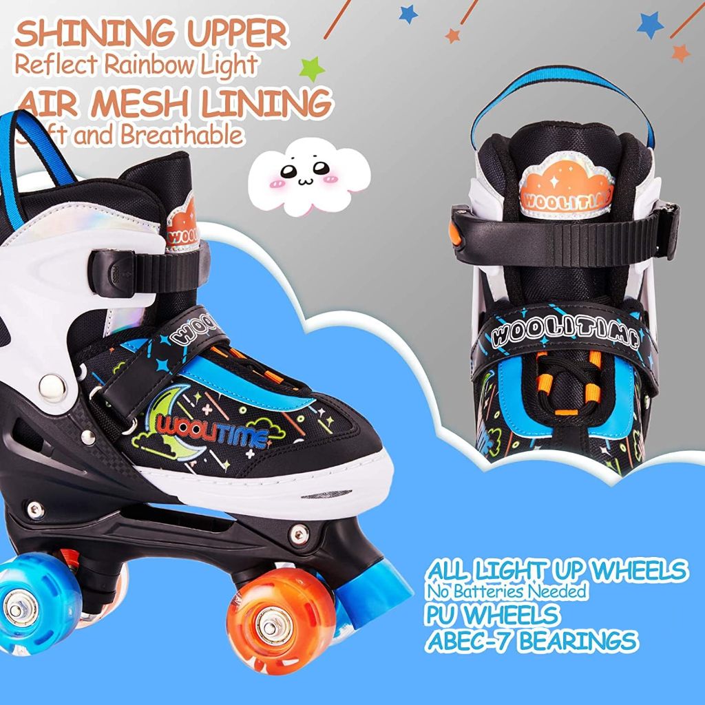 Woolitime Kids Roller Skates - size 4