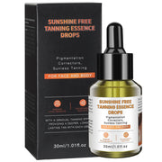 Natural Sunless Tanning Drops for Face ＆ Body -5- Hydrating Bronzing Drops with Hyaluronic Acid & Vitamin E