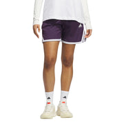 Adidas Women's CrazyLite Basketball Shorts, Aurora Plum/White, Medium/Tall