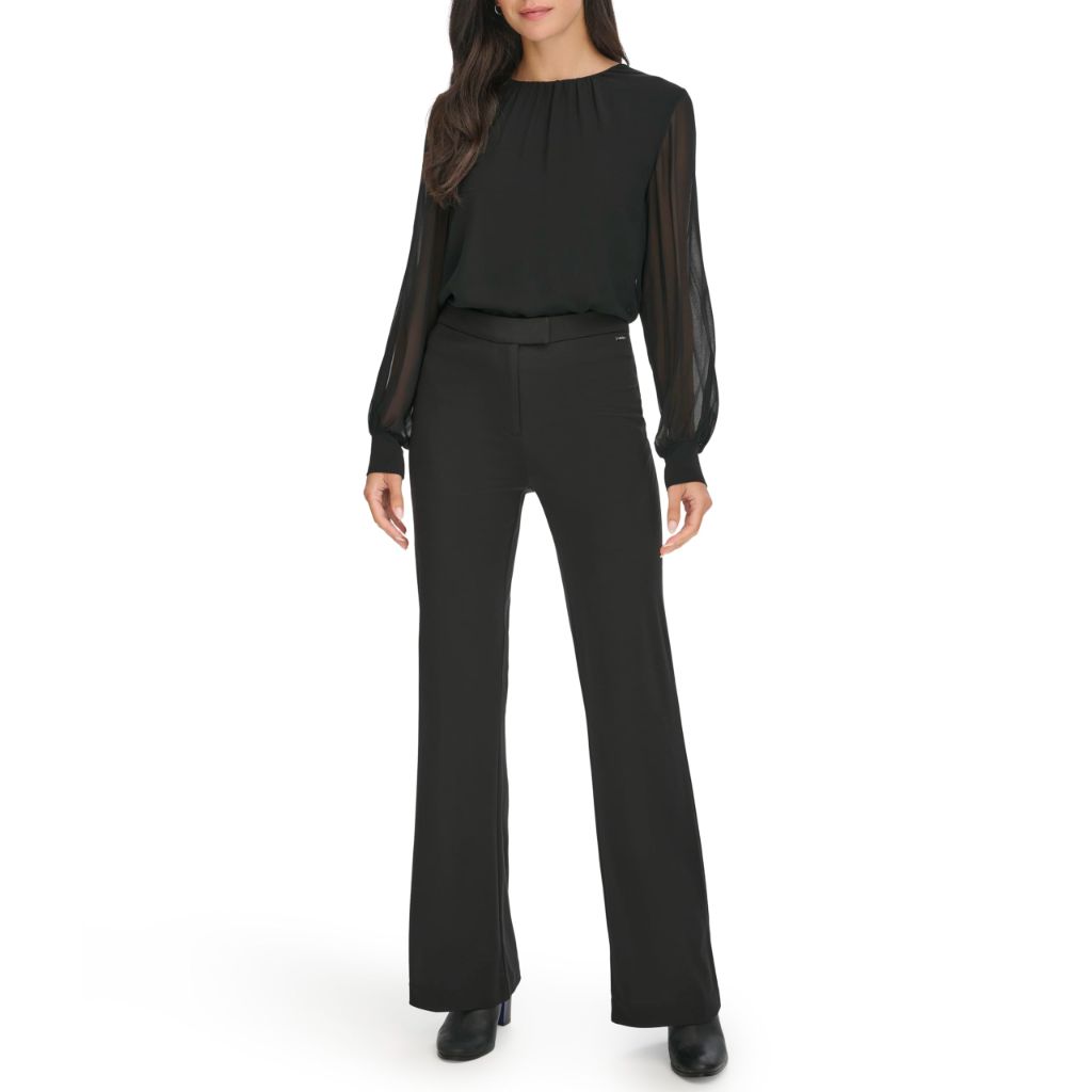 Calvin Klein Women's Sportswear Pants,Black,S