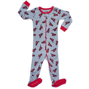 Leveret Kids Trailer Baby Boys Footed Pajamas Sleeper 100% Cotton (Size 6-12 Months)