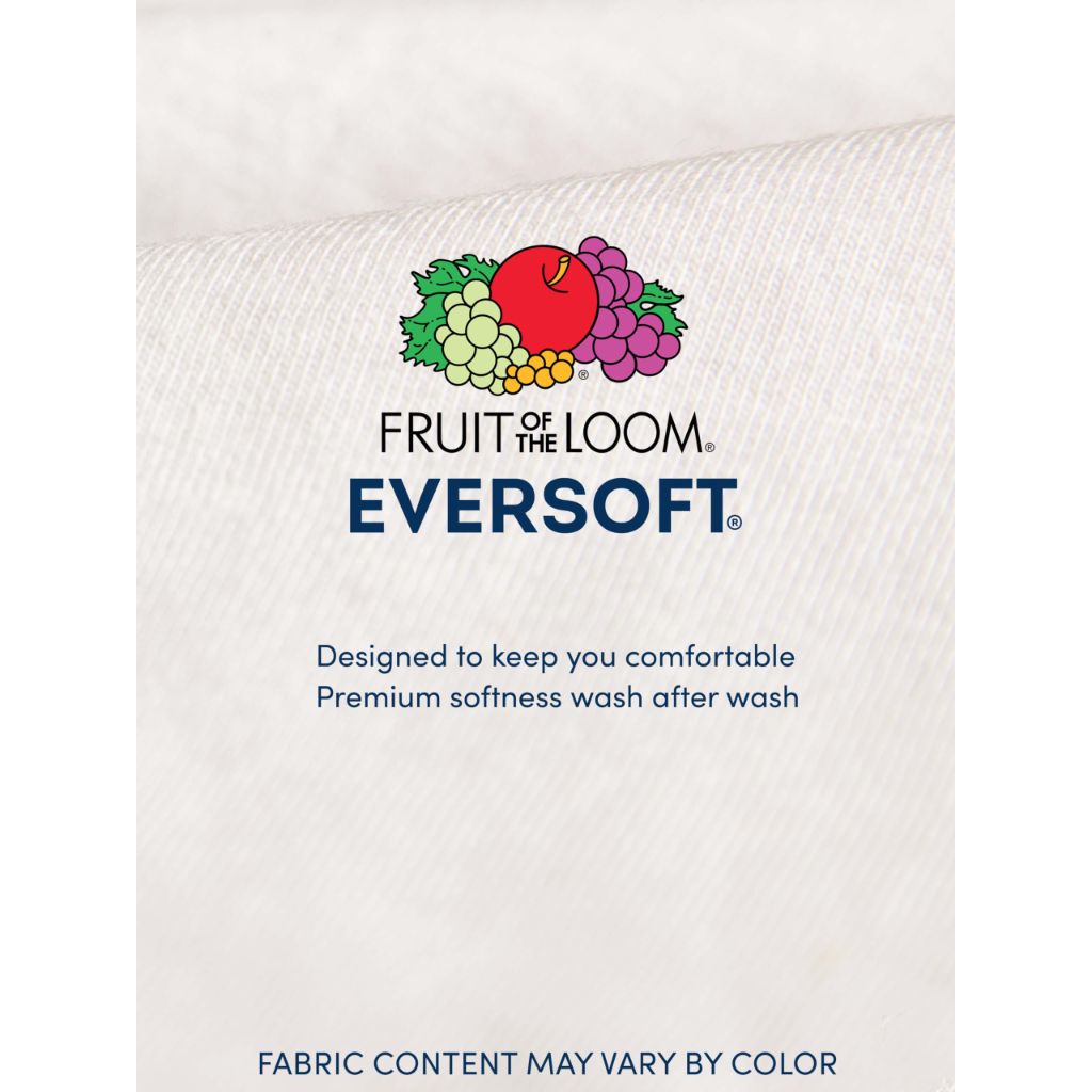Fruit of the Loom mens Stay Tucked Crew T-shirt Underwear, Classic Fit - Assorted Colors, XX-Large US, (Pack of 6)