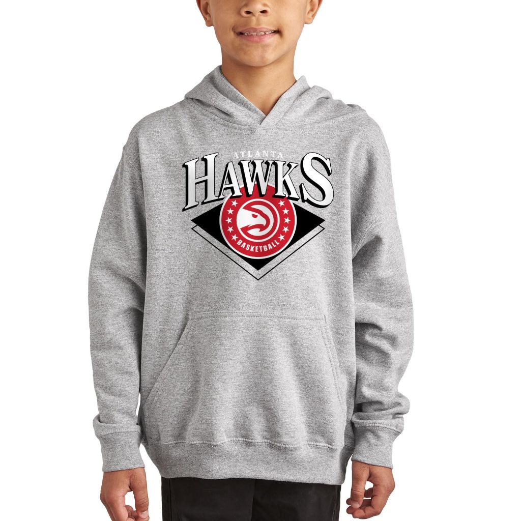 Atlanta Hawks Court Classic- NBA Youth Fleece Hoodie for Boys & Girls L