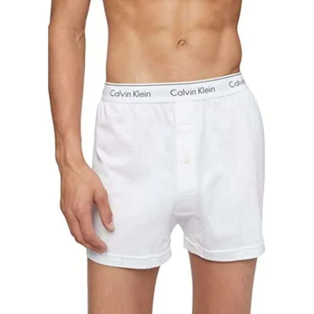 Calvin Klein Men s Cotton Classics Multipack Knit Boxers - L