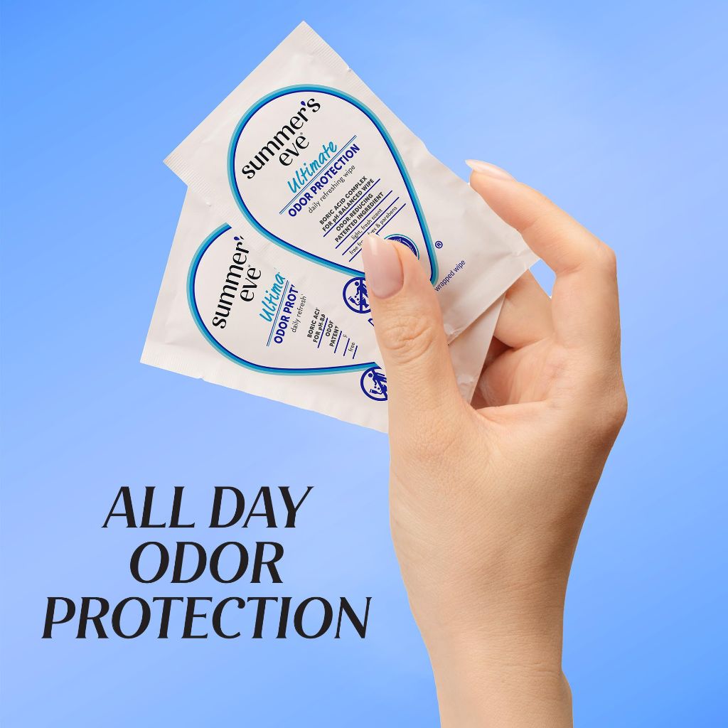 Summer's Eve Ultimate Odor Protection Daily Feminine Wipes - 12ct