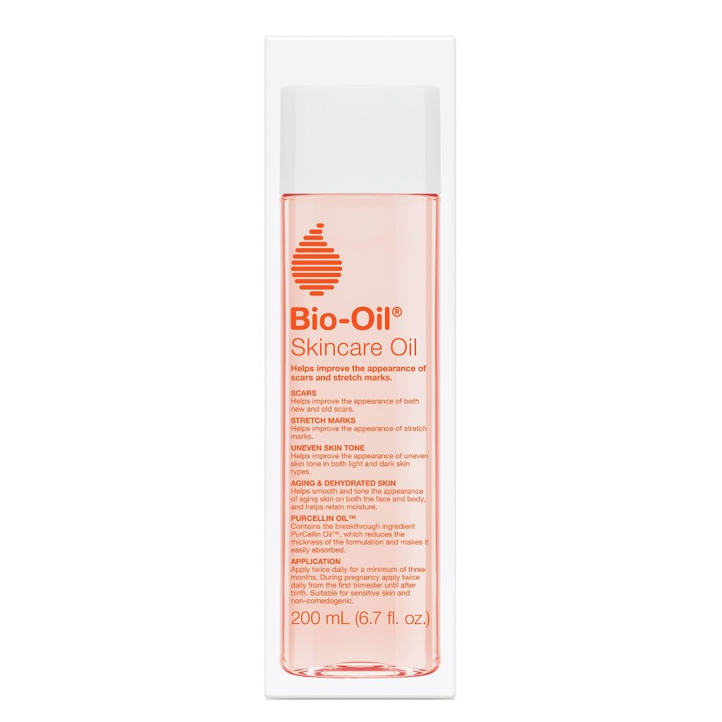 Bio-Oil Skincare Body Oil Serum, Face and Body Moisturizer with Vitamin E & A, for Scars, Stretch Marks, Sensitive Skin 6.7 Oz