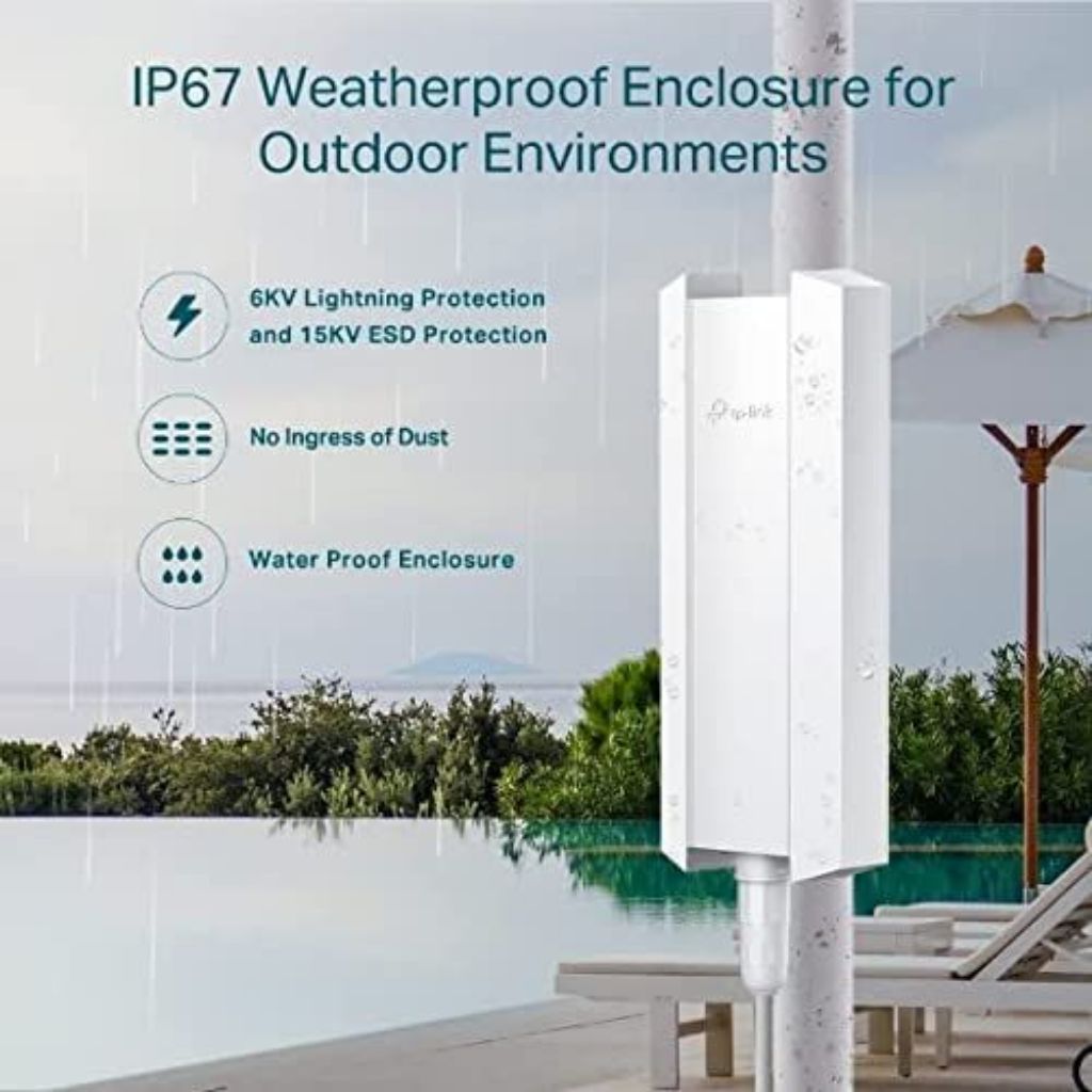 TP-Link AX1800 Indoor/Outdoor Wi-Fi 6 Access Point Omada True Wi-Fi 6 (EAP610)