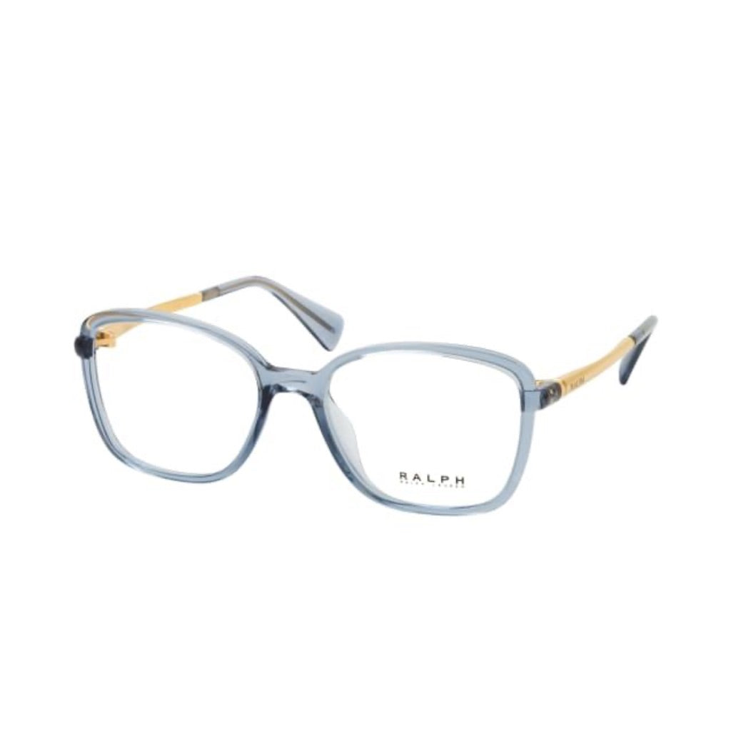 Ralph Lauren Women's 0RA7156U 6130 Eyewear Frames - Shiny Transparent Blue, 52/17/140
