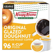 Krispy Kreme Original Glazed Doughnut, Single-Serve Keurig K-Cup Pods, Flavored Medium Roast Coffee, 96 Count