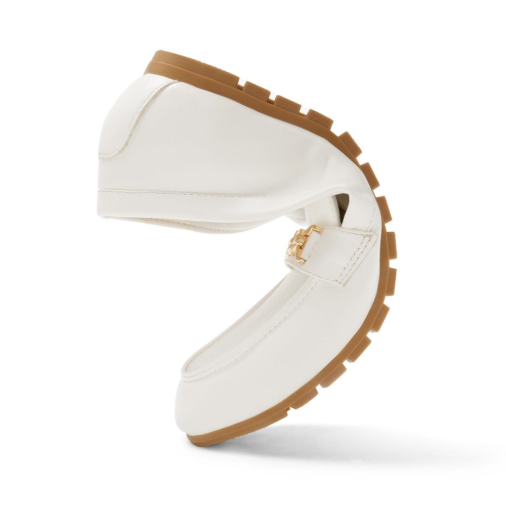 DREAM PAIRS Women's Comfort Loafers - White, Size 9