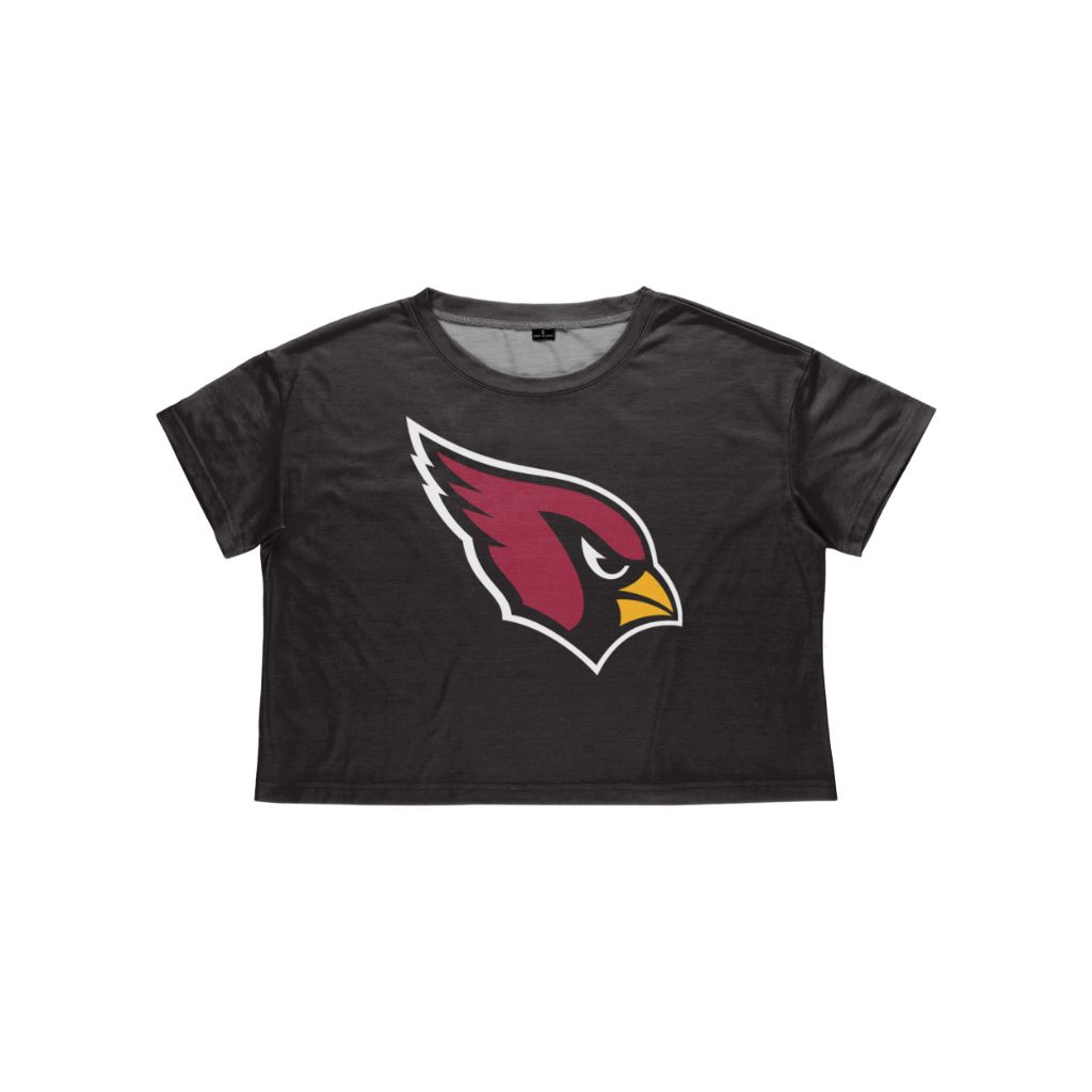 Arizona Cardinals NFL Women's Alternate Team Color Crop Top, Small