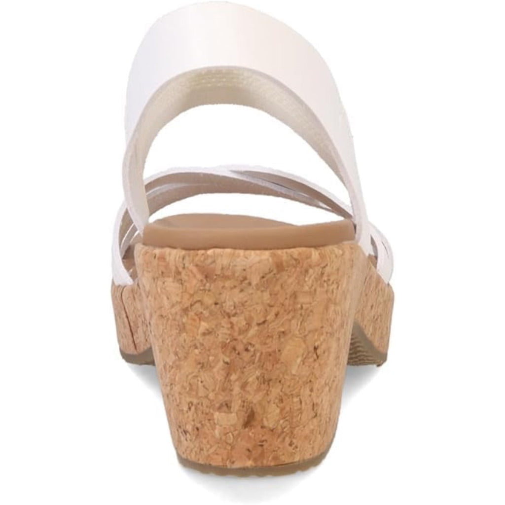 Skechers Women's Brystol Night Skies Wedge Sandals, White - Size 8.5