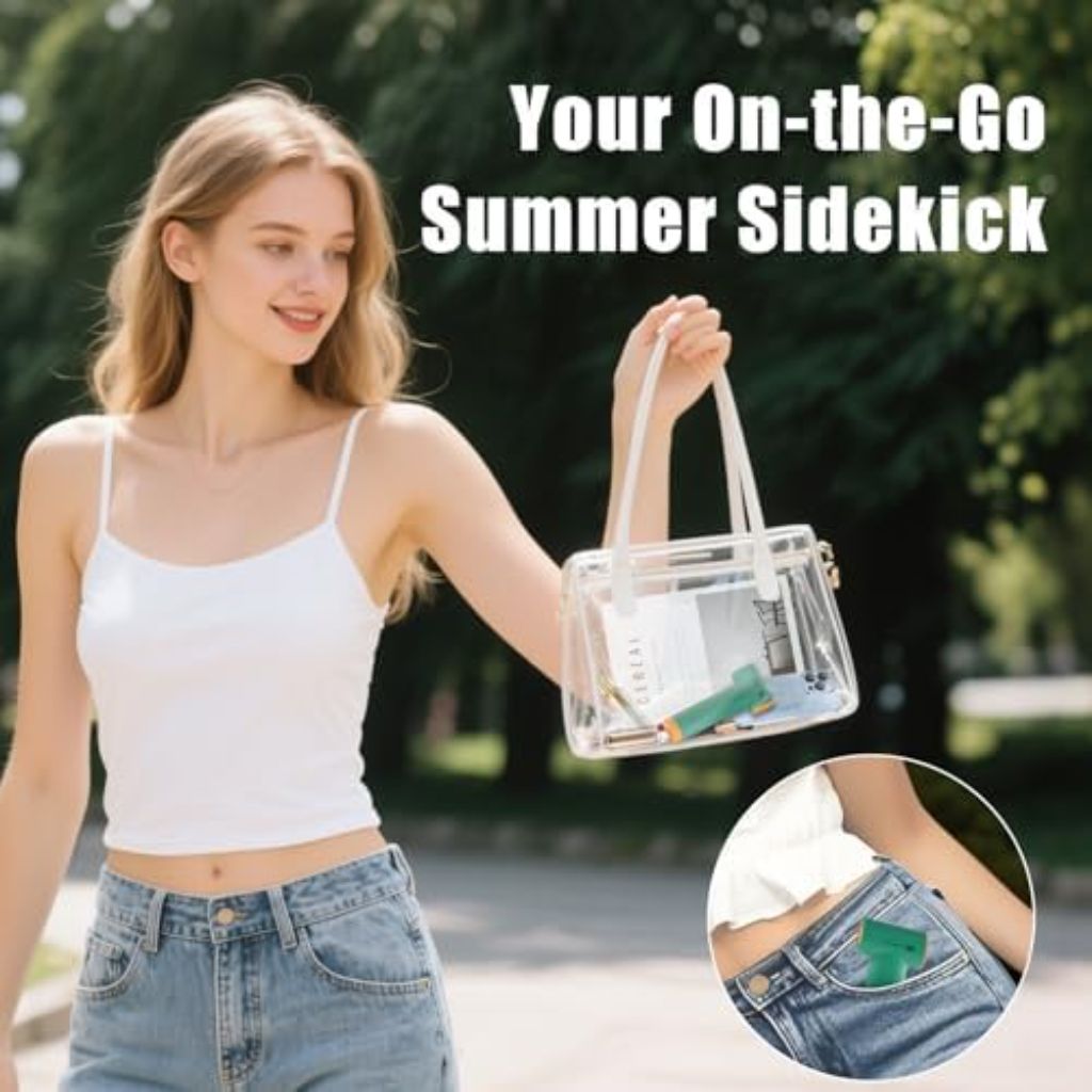 Handheld Portable Turbo Fan, 85000RPM Super High-speed Fan with 4-speed, 4000mAh, USB-C Rechargeable Personal Battery Operated, Mini Small Pocket Design for Travel/Outdoor/Vacation/Concert/Gift, Green