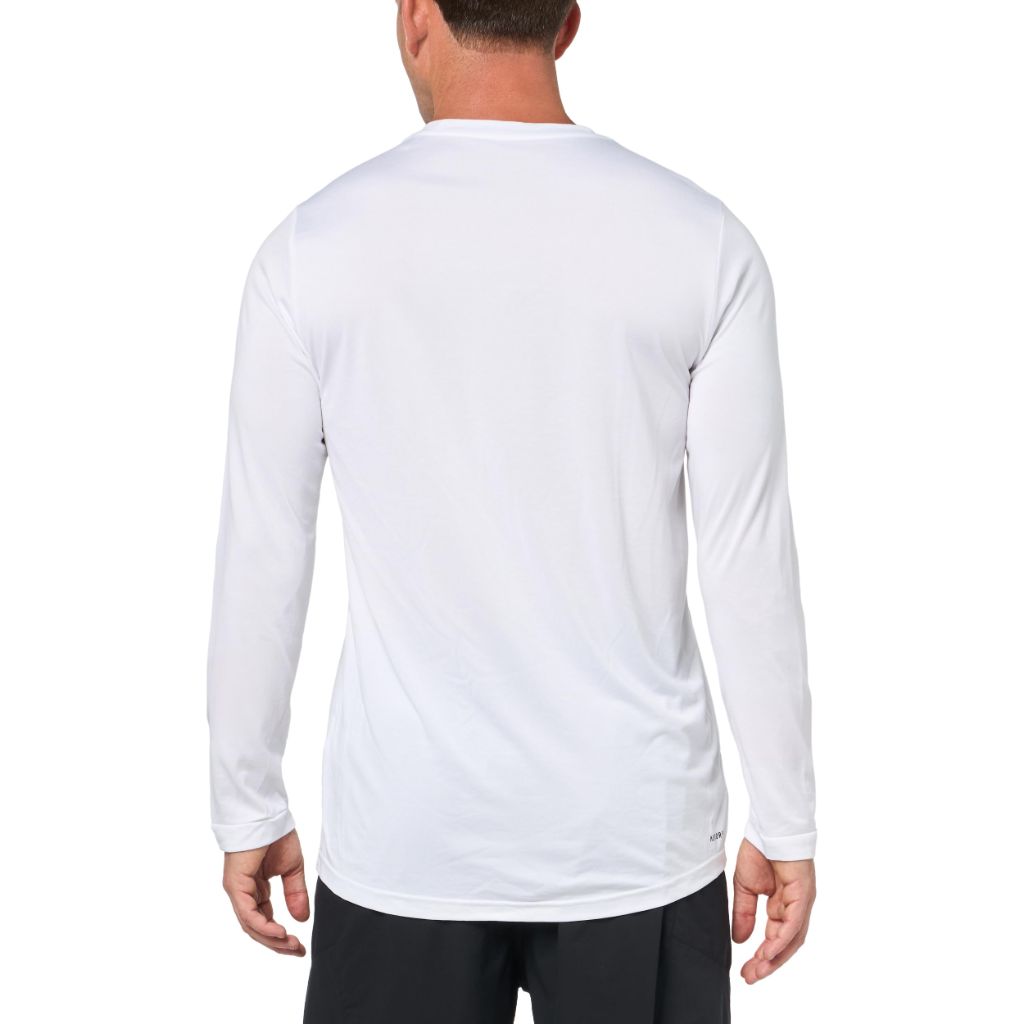adidas Men's Jersey Hook Long Sleeve Pre-Game Jersey - Charlotte FC, White (XS)