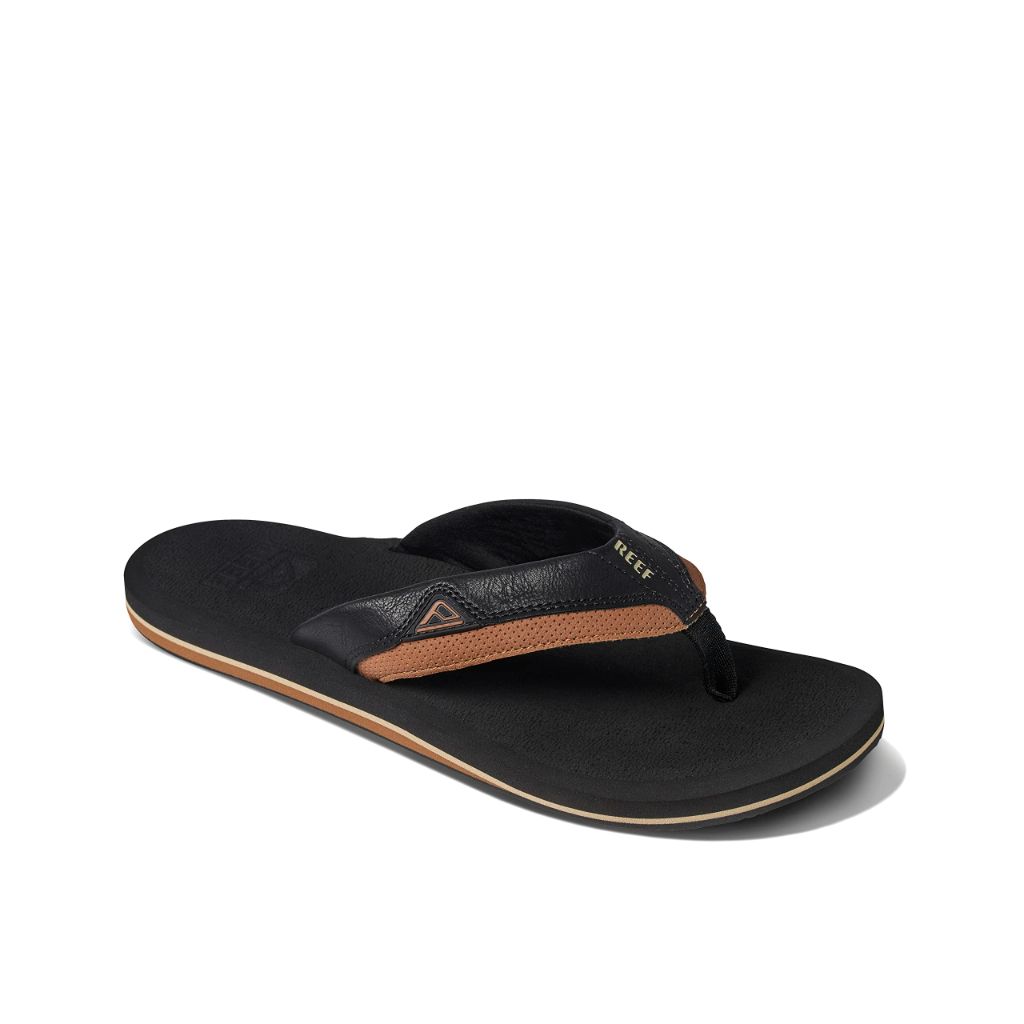 Reef Cushion Dawn Men's Comfort Sandals, Black/tan - 9 Medium