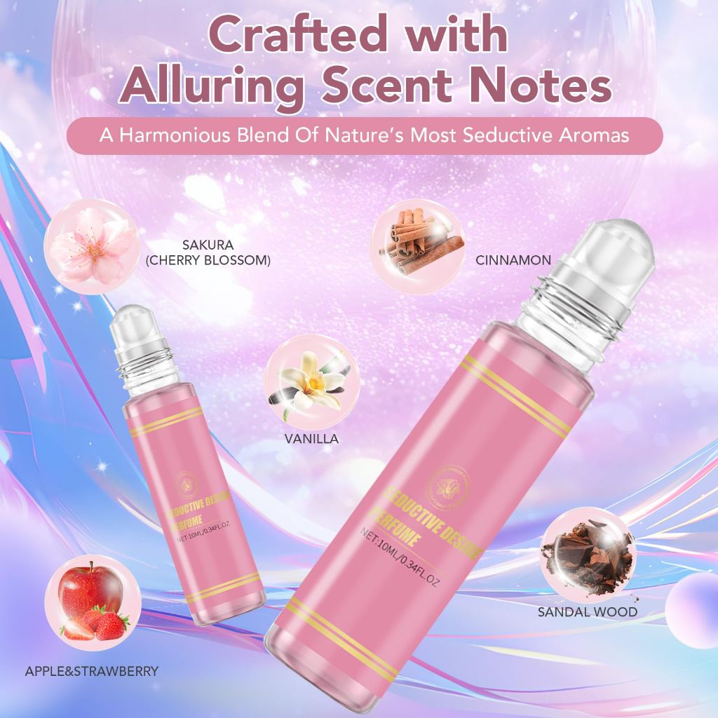 Ankalio Perfume Oil Roll-on - Floral Fruity Scent, 10ml