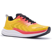 Men's Orthopedic Plantar Fasciitis Road Running Shoes, Yellow - Size 13