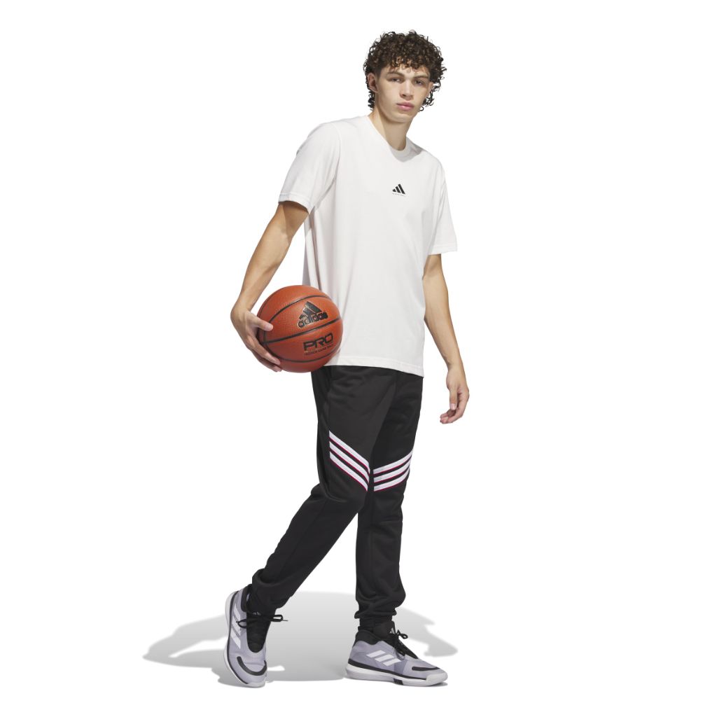 adidas Men's Select Foundation Basketball Pants - Black/White, XXL