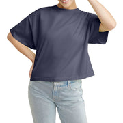 Hanes Originals Women's Cropped T-Shirt, Anchor Slate - size XL