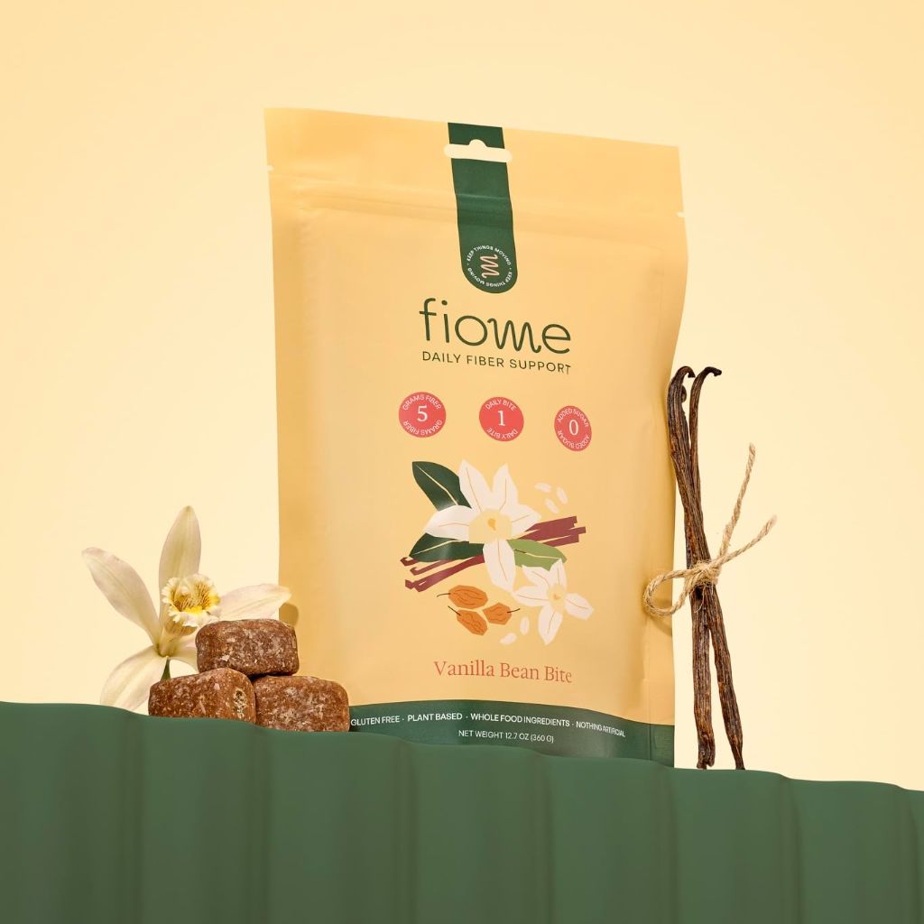 Fiome Fiber Bites - 5g Daily Fiber Supplement - 30 Servings, Vanilla Bean Flavor