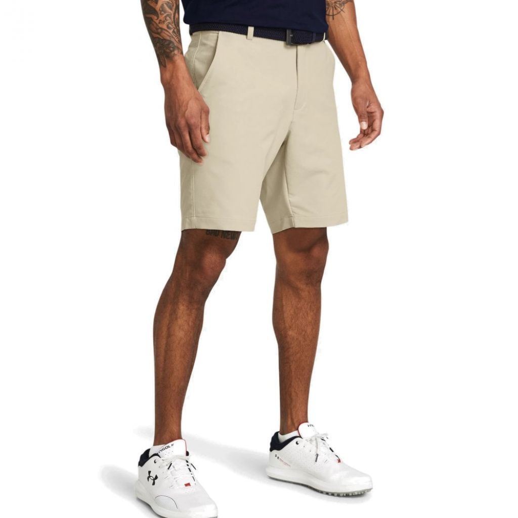 Under Armour Men's Launch Run 5-Inch Shorts, (025) Castlerock/Castlerock/Reflective, Size 35