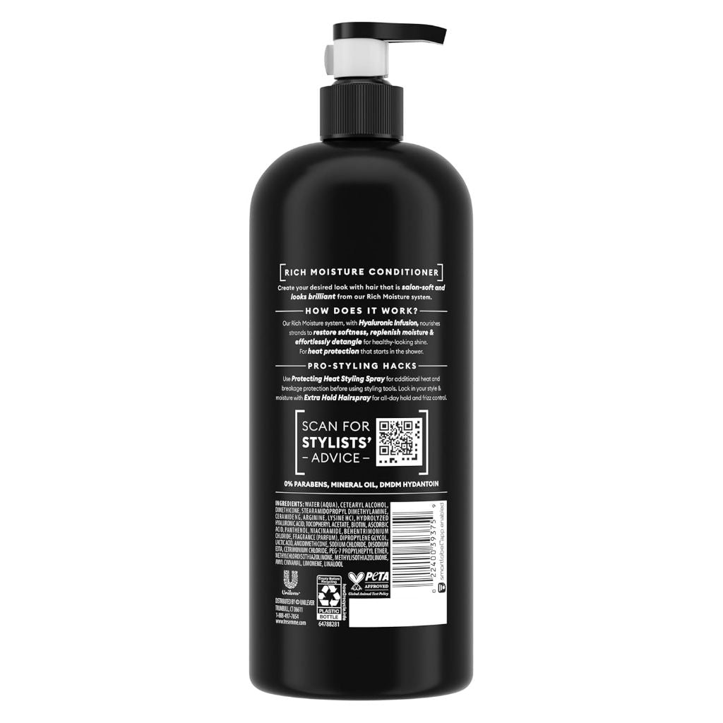 TRESemmé Hydrating Conditioner Rich Moisture for Dry Hair, Formulated With Pro Style Technology 28 Fl Oz