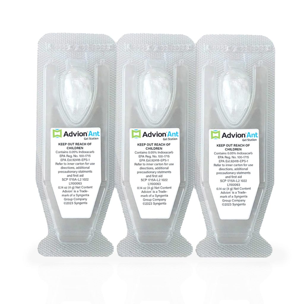 Syngenta Advion Ant Gel Station Insecticide, Ready-to-Use Gel Bait with Indoxacarb - 1 Box (3 Total Stations)