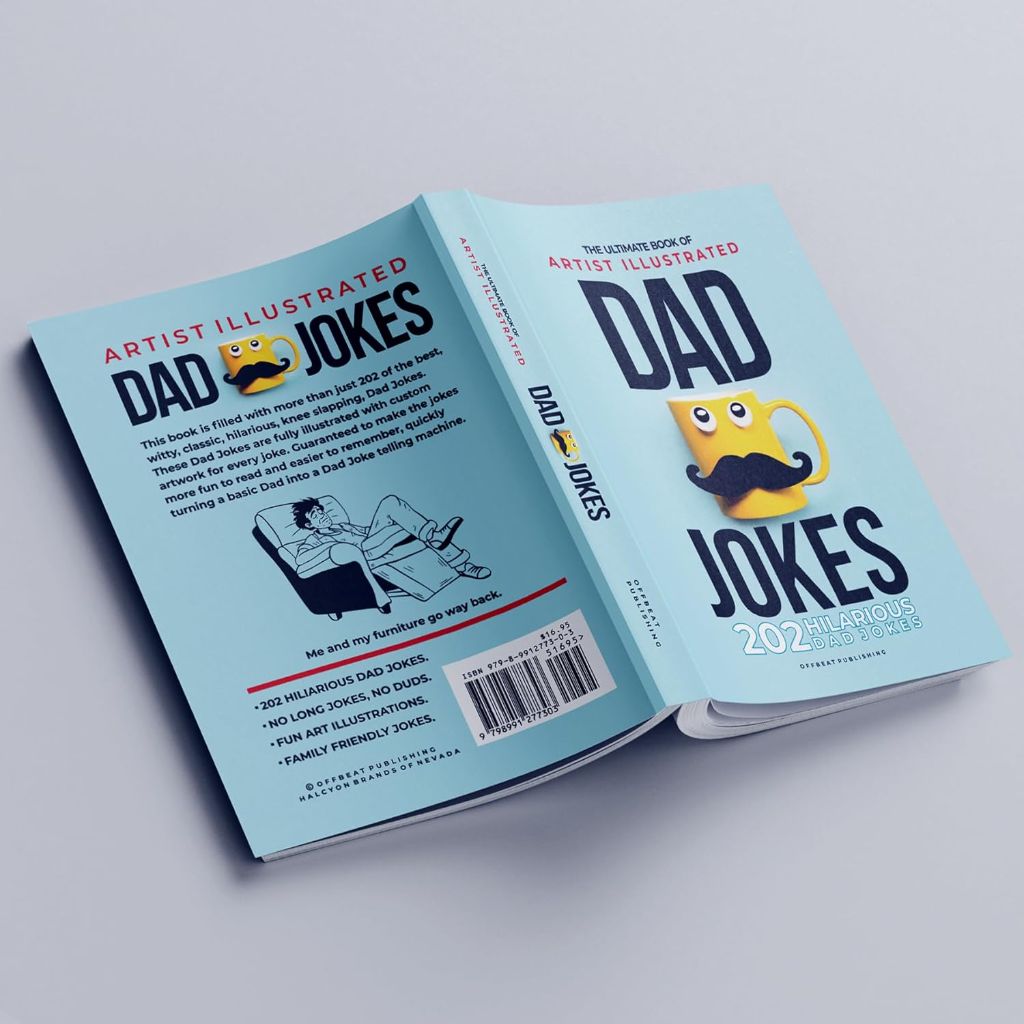 The Ultimate Book of Artist Illustrated DAD JOKES 202 Hilarious Dad Jokes