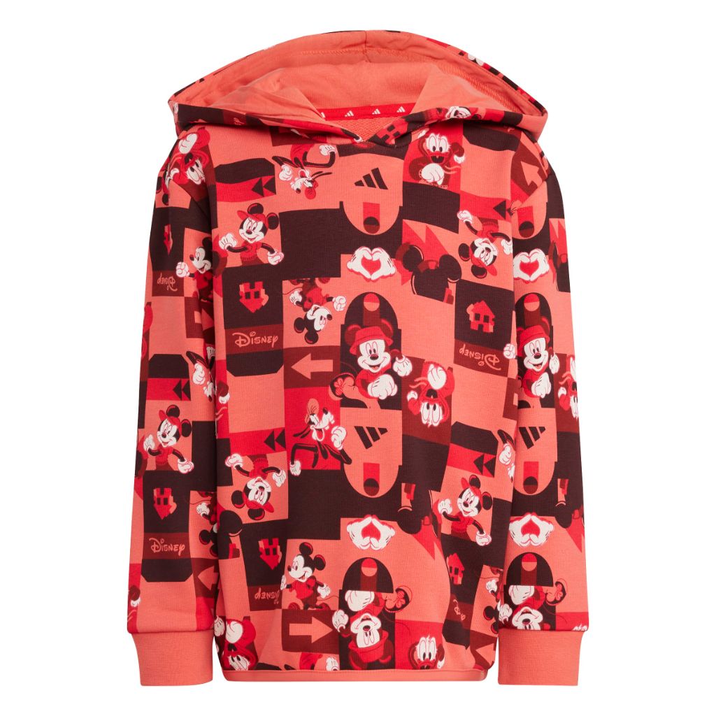 Adidas Unisex-Kids Adidas x Disney Mickey Mouse Sportswear Jogger Set, Preloved Scarlet/Multicolor, Small