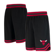 Ultra Game NBA Official Men’s Active Knit Basketball Training Shorts - Unisex, Chicago Bulls, Black, XX-Large