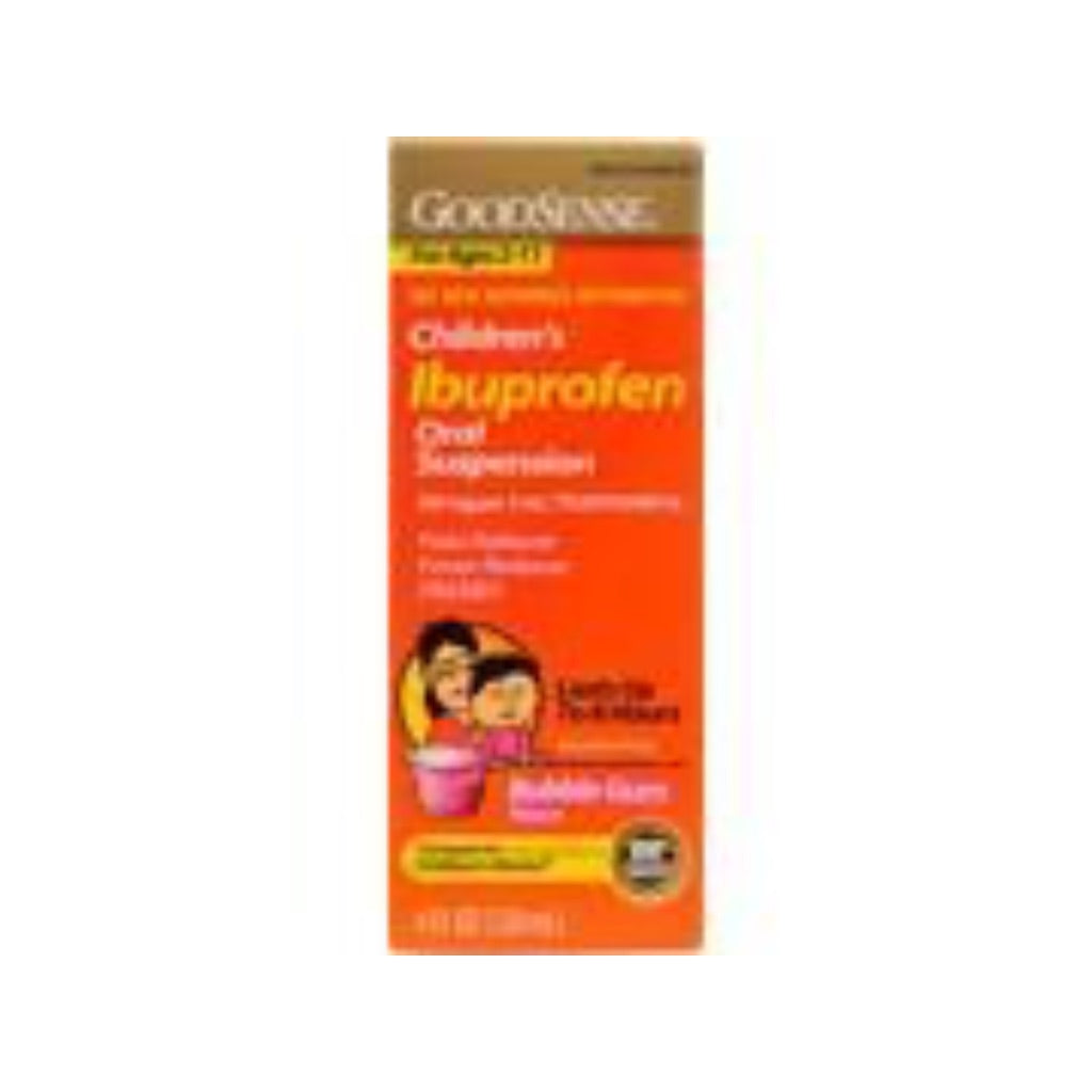 GoodSense Children's Ibuprofen, 100 mg/5 ml, Bubble Gum, 4 Fl Oz