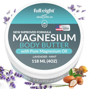 Full Eight Magnesium Body Butter with Pure Magnesium Oil – 4oz