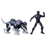 Marvel Mech Strike Mechasaurs 4-Inch Black Panther with Sabre Claw Mechasaur Action Figures Super Hero Toys for Kids Ages 4 and up