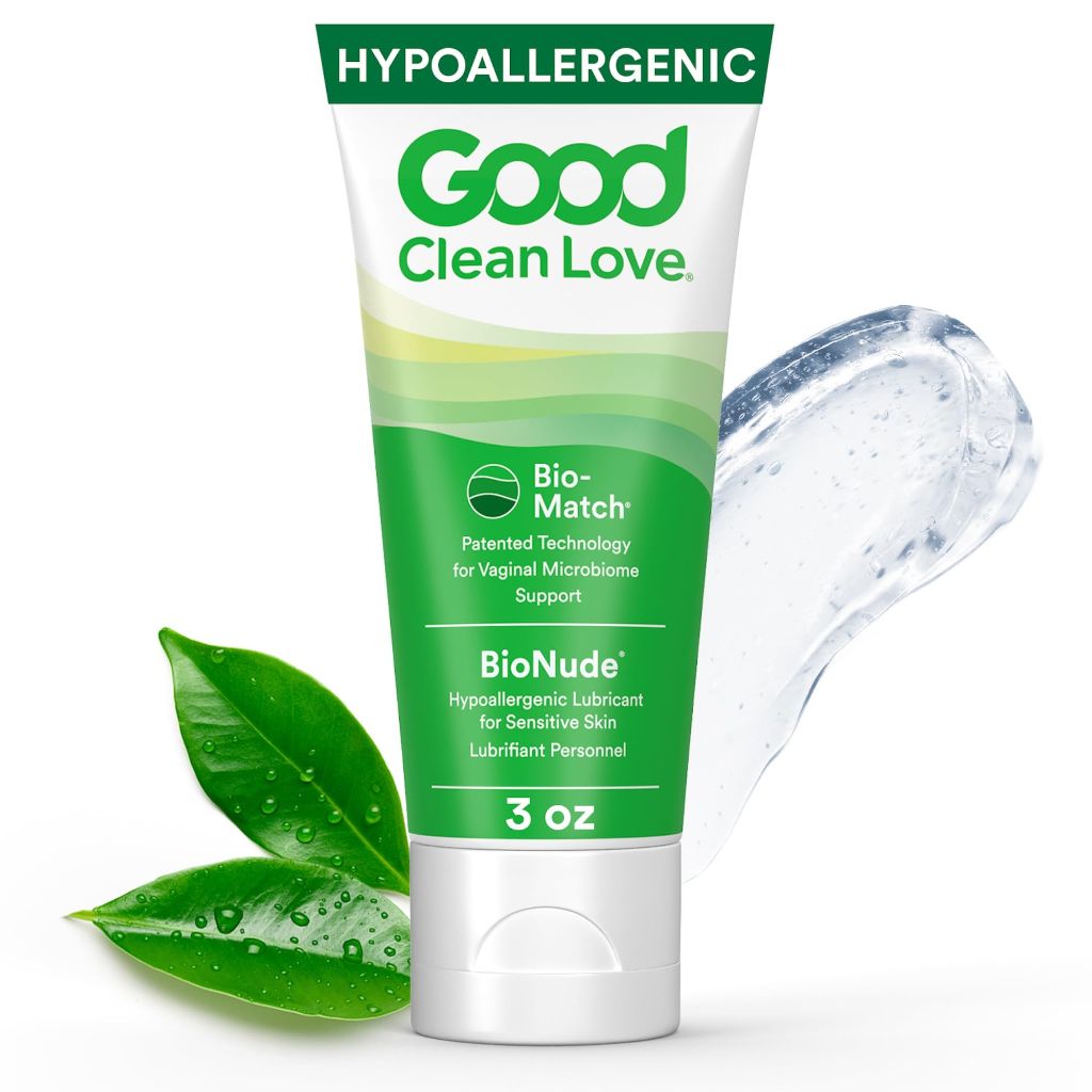 Good Clean Love BioNude Ultra Sensitive Personal Lubricant, Hypoallergenic Unscented & Unflavored Water 3 Oz
