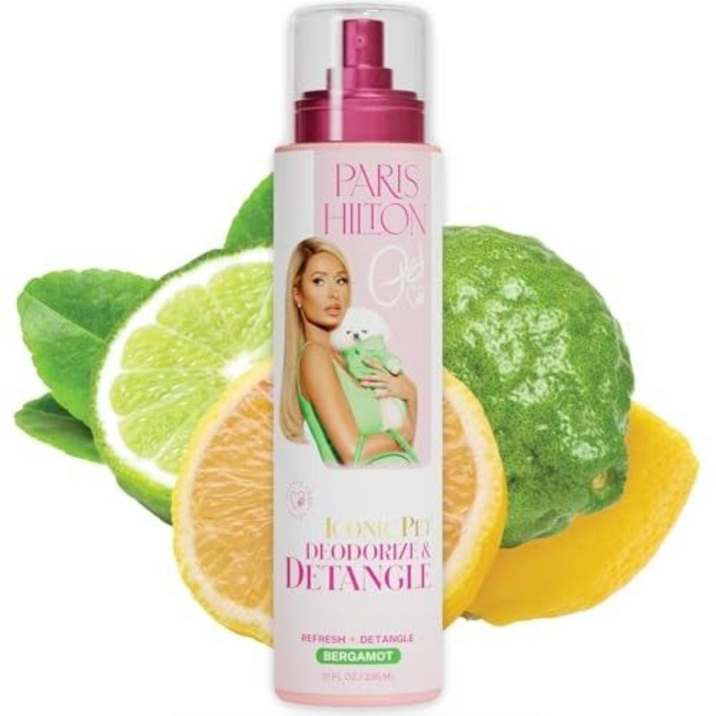 Paris Hilton Pet Iconic Pet Deodorize & Detangle Bergamot 295ml