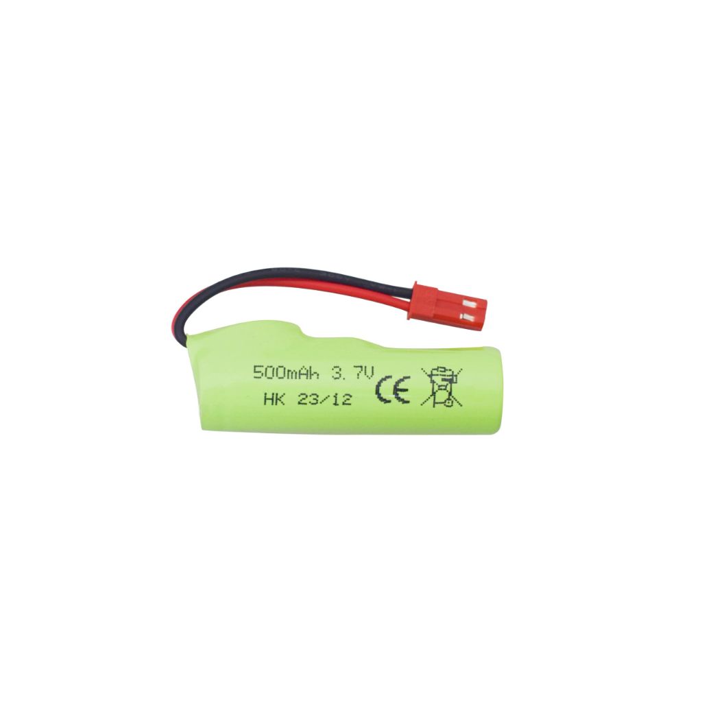 Sea jump 2PCS 3.7V 500mAh Li-ion Battery with USB Charging Cable Suitable for Huina 1337 1338 1516 1517 Remote Control Engineering Vehicle RC Remote Control Toy Car Battery