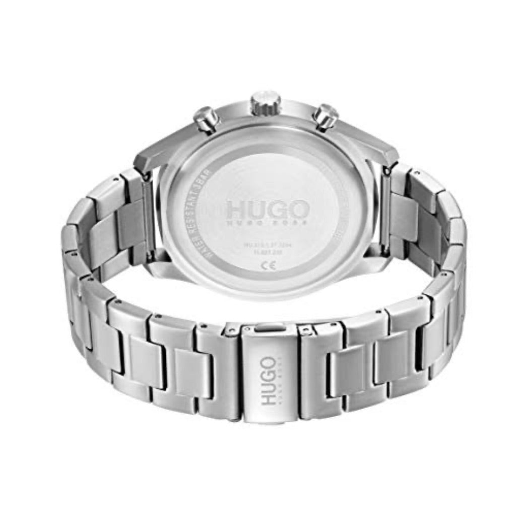 HUGO Boss #CHASE Men's Watch, 46mm, Stainless Steel Link Bracelet, Model: 1530163