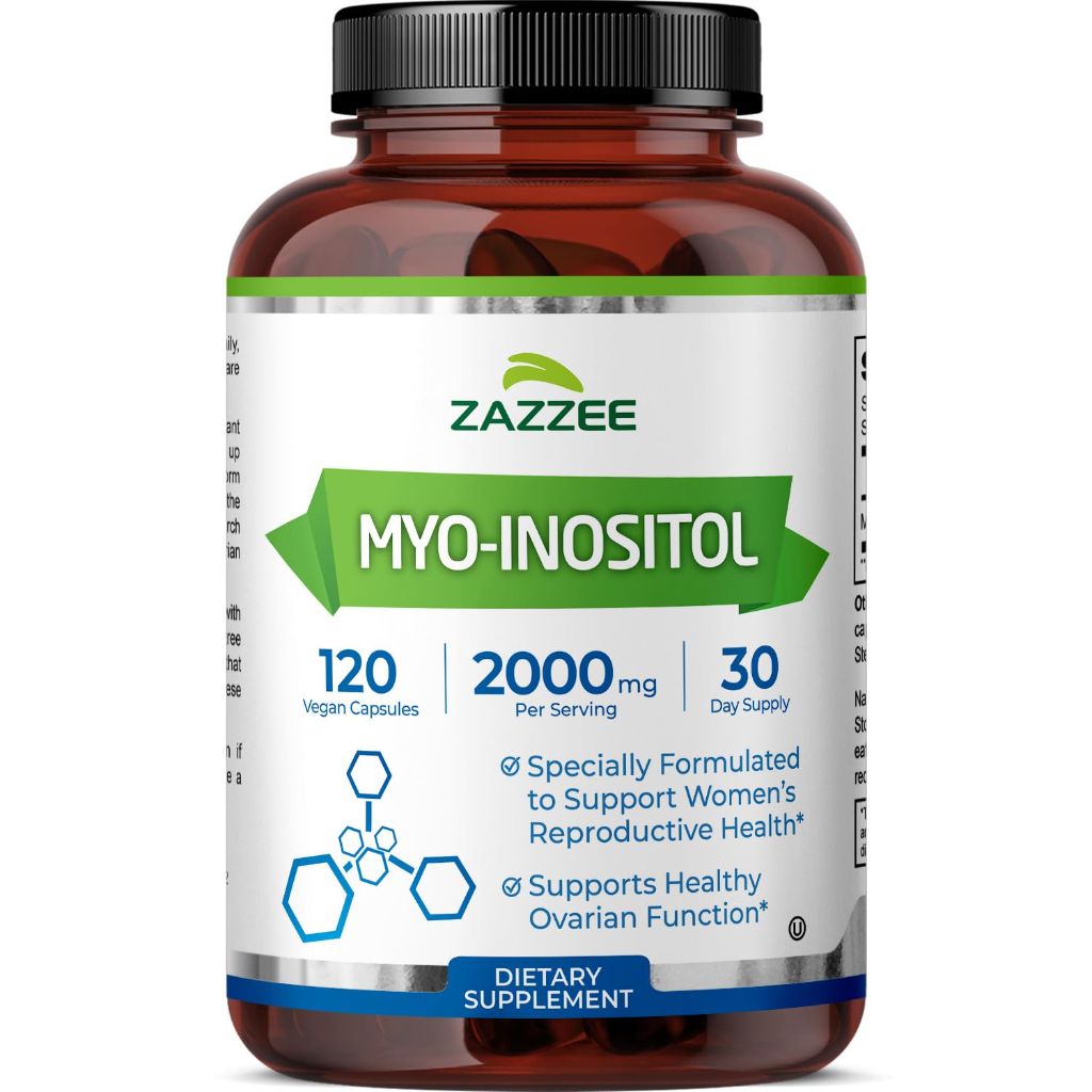 Zazzee Myo-Inositol Capsules, 120ct.