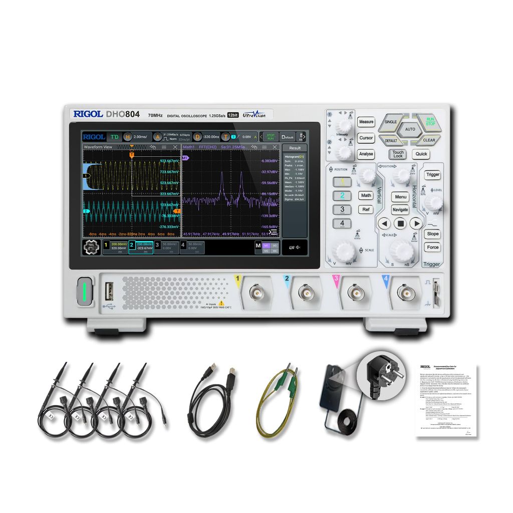RIGOL Digital Oscilloscope 12-bit 25 Mpts Ultra Acquire