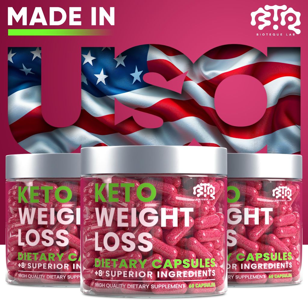 Keto Weight Loss Diet Pills, Natural Appetite Suppressant, - 60 Capsules