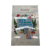 Kaely 10 Pack Orange Face Mask