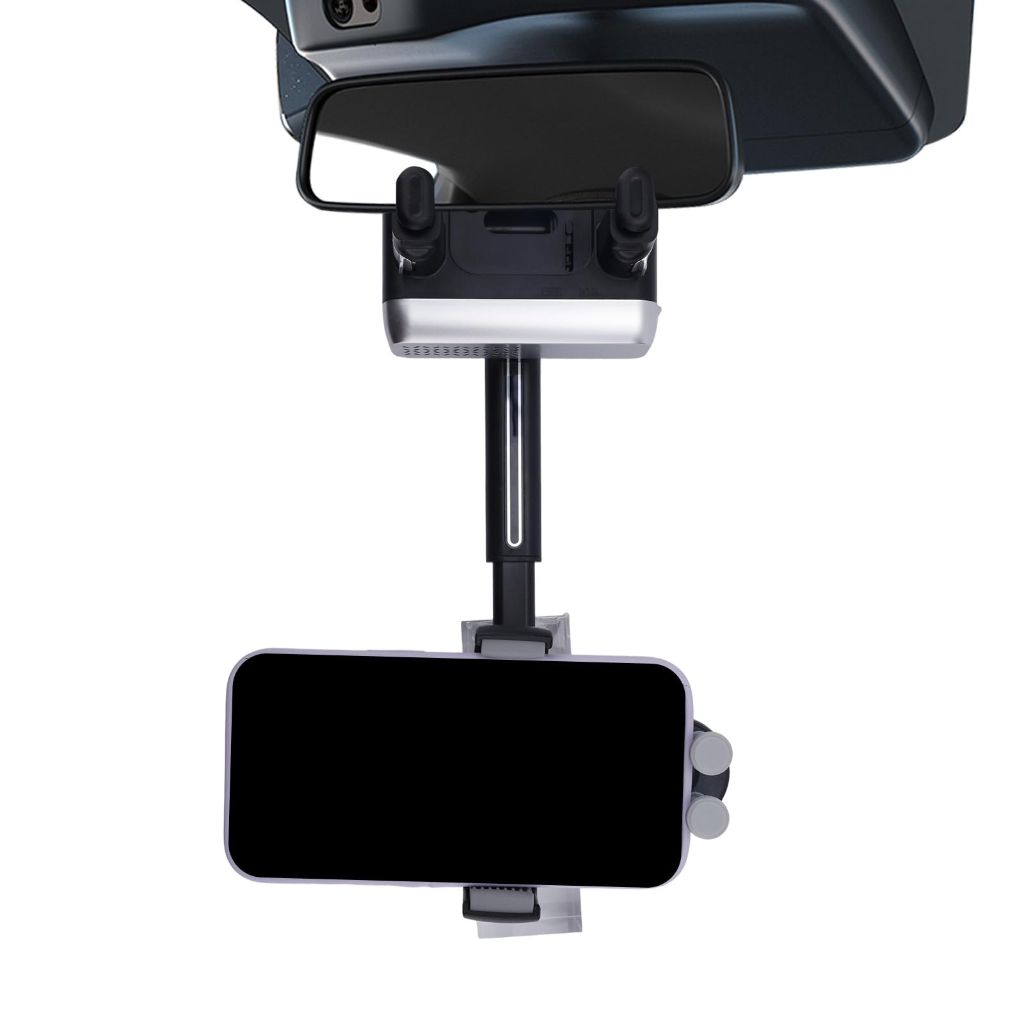 Rear View Mirror Car Phone Holder (Black)