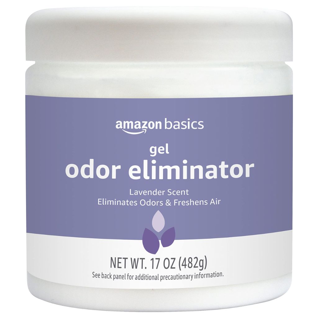 Amazon Basics Gel Odor Eliminator - Lavender Scent, 17 Oz