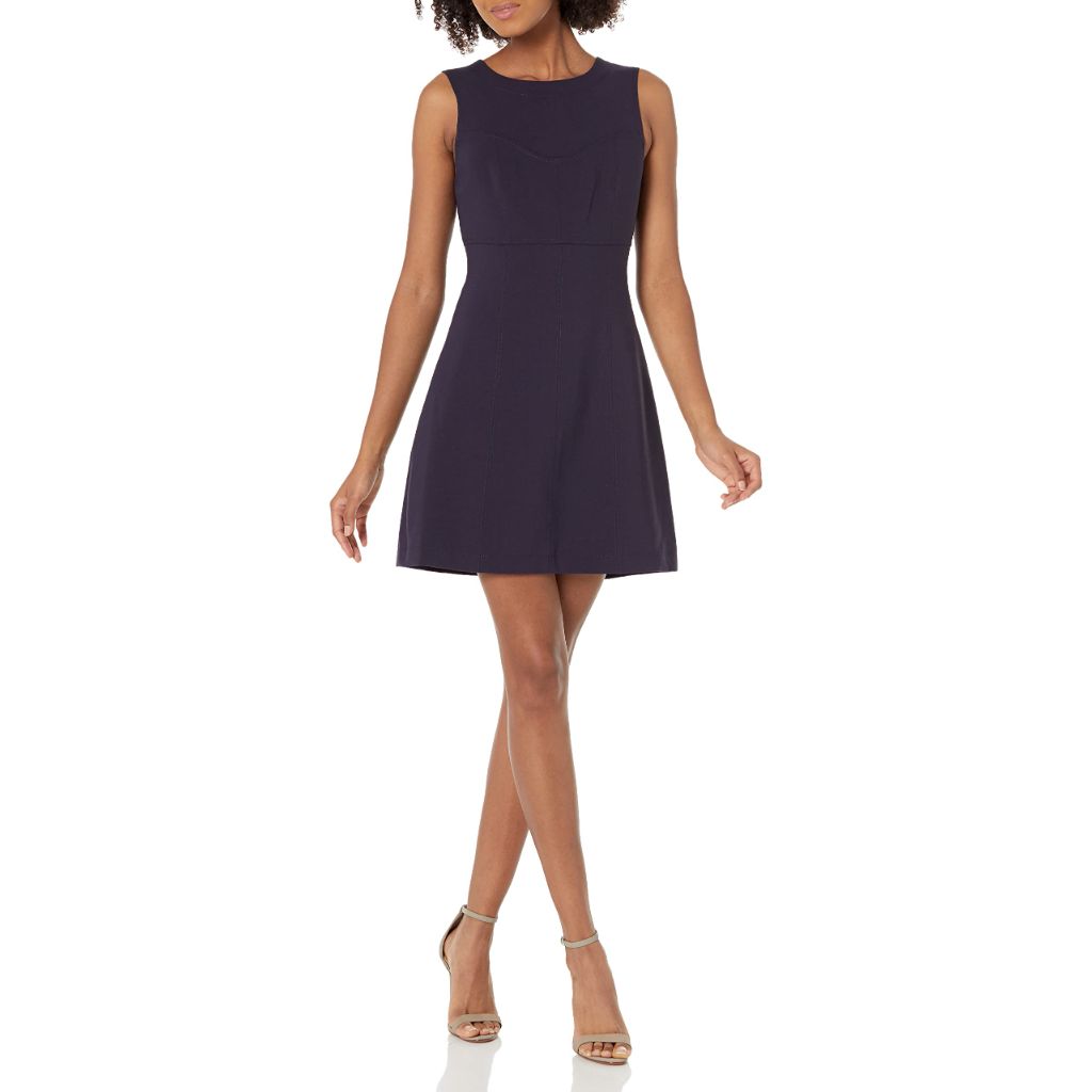 LIKELY Women's Kendrick Cocktail Dress, Navy, Regular, 2