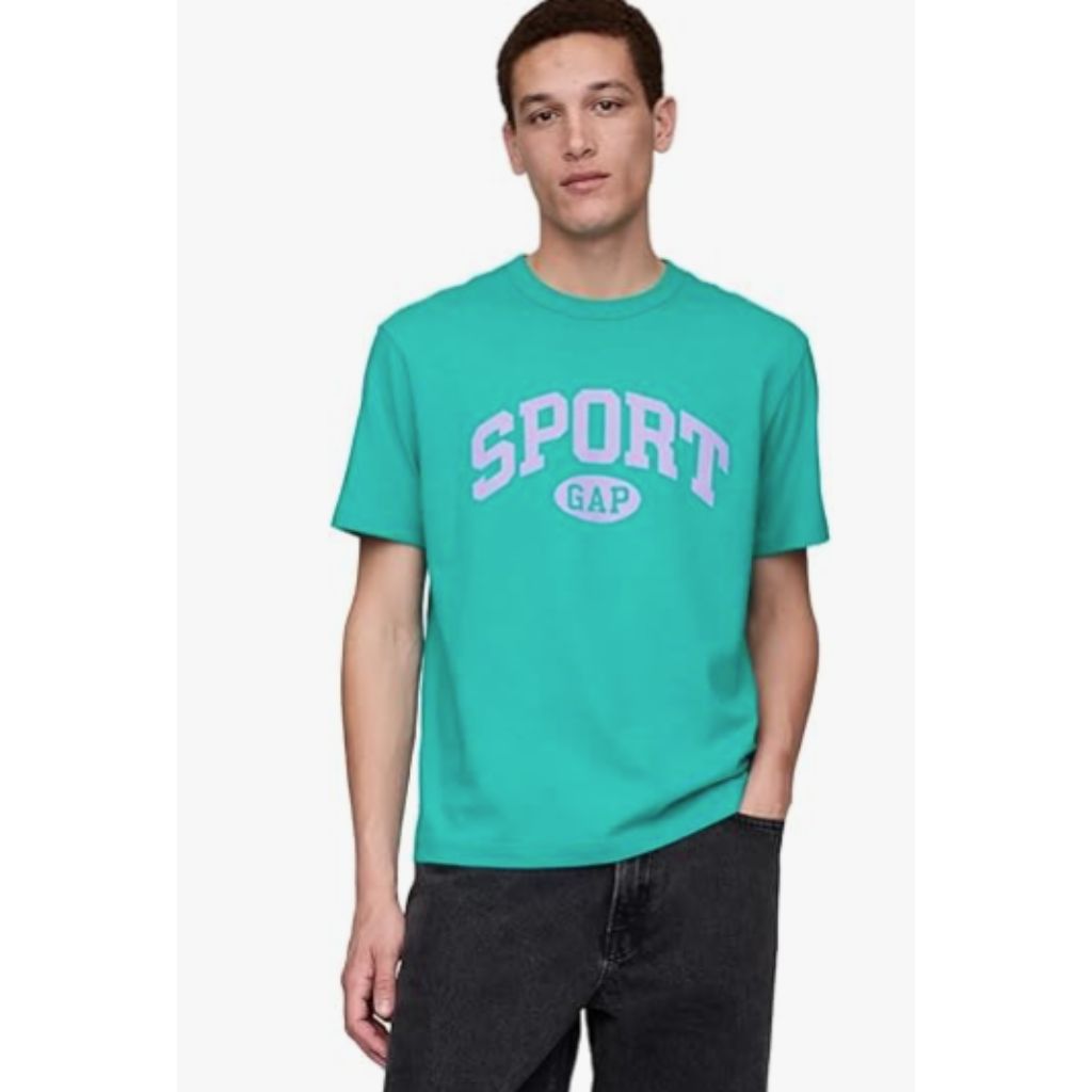 GAP Men's Tropical Novelty Logo Tee