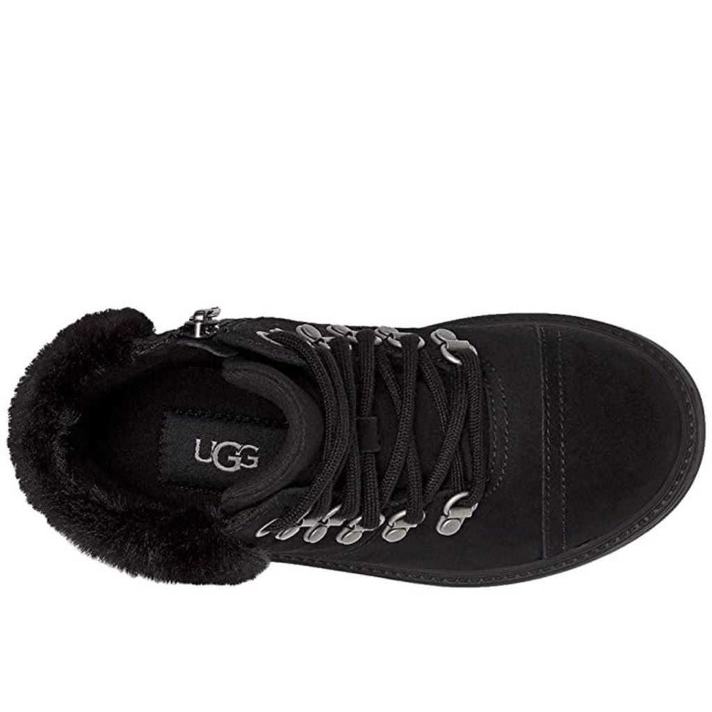 UGG Toddler T Azell Hiker Weather Fashion Boot, Size 7T - Black Suede