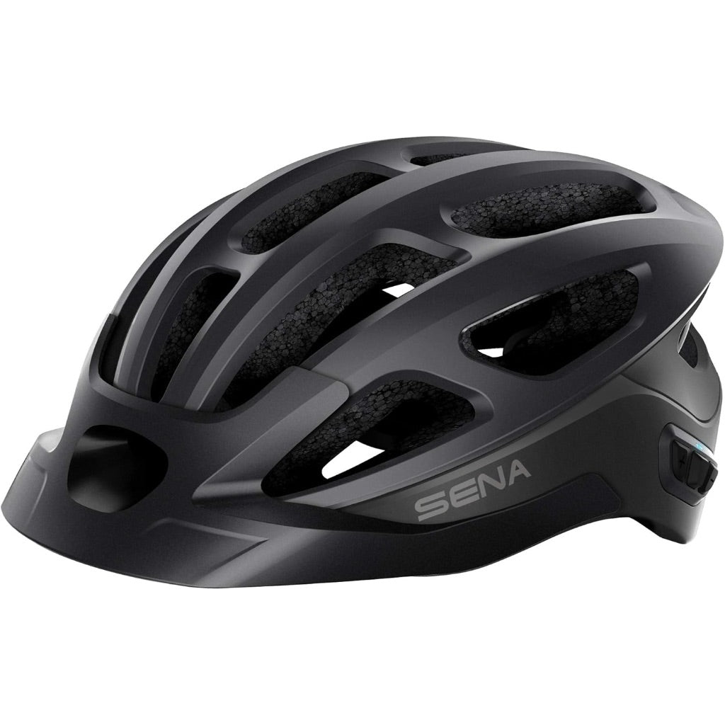 Sena R1 / R1 EVO Smart Communications Cycling Helmet - Matte Black - Size Medium