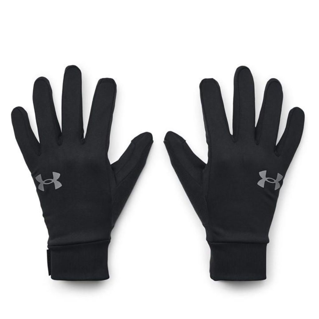 Men's Under Armour Full Finger Storm Gloves, Black - size Small